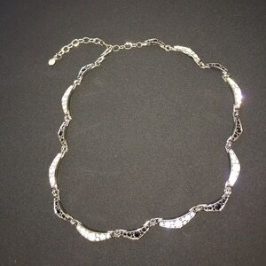 Black & silver necklace